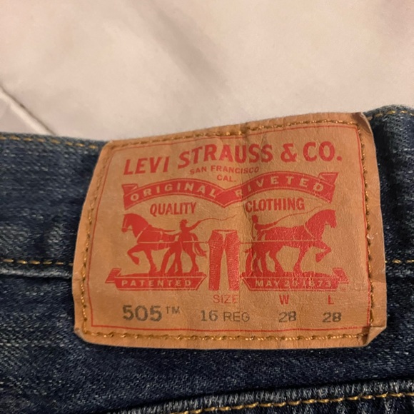 NWOT Levi 505 jeans - Picture 2 of 2